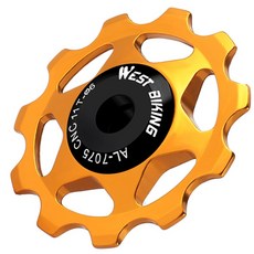 시그니처베이지 자전거 세라믹 휠 기어 베어링 풀리 변속기 11T 스램 YPZ490, 1개, 골드