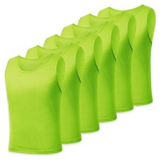 EVTHSU 성인/청소년/아동용 6팩 피니 축구 농구 팀을 위한 스포츠 페니 스크리미지 연습 저지