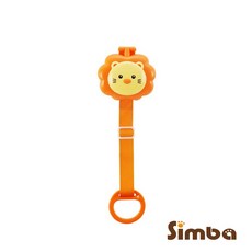 小獅王Simba 防塵奶嘴鍊, 經典(橘色), 1個