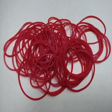 便當/包材橡皮筋 No. 18 (4.5公斤/包 紅/綠色) - 便當店/免洗餐具適用, 1個, 紅色 4.5公斤裝