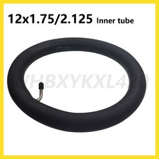 부틸 고무 12x1.95 12x1.75/2.125 12X2.125/2.35 12 1/2X2 1/4 어린이 유모차 자전거 내부 튜브에 적합한, 04 12X2.125 2.35 B