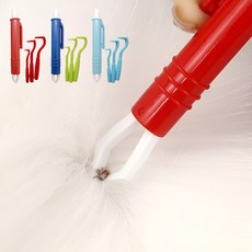 강아지 진드기 제거 핀셋 집게 세트 애완동물 벼룩 벌레 퇴치 리무버, 진드기제거도구 블루