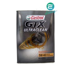 CASTROL GTX XF-08 合成機油 日本鐵罐 4L, 1個, ULTRACLEAN 5W40