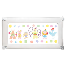 貝貝佳 嬰兒床圍/床邊護欄 （IKEA適用）, 3片搭色雙色_無Y帶(備註顏色),6.2*5=188cm*150cm