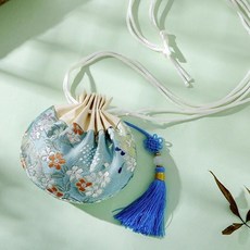 전통 노리개 복주머니 향낭주머니 명절선물 포장소품 미니복주머니, 복주머니 와인