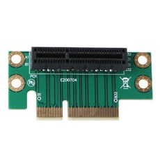 PCI-E PCI Express 4X 어댑터 라이저 카드 PCI E PCIE X1 to X1 슬롯 변환 카드, 1개, 4NB601913_HLH, 다른.