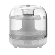 500ml大容量靜音加濕器，細膩大霧量，長效滋潤，臥室客廳辦公室適用, 白色, D007