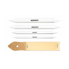 문교 찰필 4종 및 사포 12장 세트, 단품