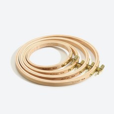 크로바 원목 수틀 10cm 12cm 15cm 18cm, 1개, 57-522