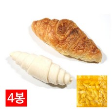 삼립 냉동생지 미니 크로와상 휴면반죽-에스 540g (18gX30입) 4개입, 4개