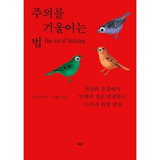 주의를 기울이는 법, 롭 워커, 마주