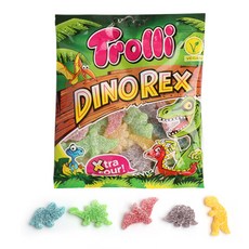 트롤리 공룡젤리 x5봉/어린이 다이노 젤리, 5개, 100g
