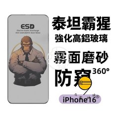 九圓科技 ESD 強化膜 電競膜 保護貼 強抗刮痕 順滑無指紋 9H硬度 高透光 防爆膜 高清膜 防窺玻璃貼 升級防爆 鑽石級防摔 適用於iPhone蘋果, 霸腥AR防爆膜-360度磨砂防窺,14=13=13Pro=16E=17E, 1個