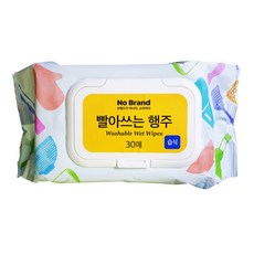 노브랜드 빨아쓰는 행주 도톰 습식 30매 국내생산 만능 물티슈 주방 자취 필수템, 1개