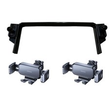 JOYROOM汽車手機支架 穩固多角度調整 適用多種手機型號, 黑色, 1套