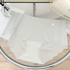 冰絲無痕面膜褲 女士夏季超薄裸感三角褲, L(100-120斤)