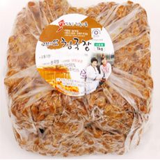 장담아 청국장 1kg 우리 콩으로 만든 청국장 아이스팩포장, 1