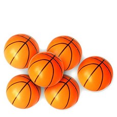 24팩 | 2.5인치 농구 스트레스 볼 미니 폼 스퀴즈 스포츠 볼 - 압력 볼(2.5인치), Orange, 2.5inch basketball