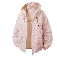 남녀공용 자외선차단 경량 집업 점퍼 데일리룩 무지 후드 아우터 자켓