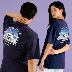 요넥스 남성 여성 티셔츠 반팔 오버핏 253TS036U