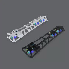 DOBE PS5 SLIM PRO 高速散熱風扇 有效降溫 數位版/光碟版主機適用, PRO溫控白色, 1個