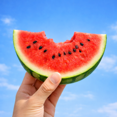 [마트보다 단] 고당도 하우스수박 겨울, 1개, 정품 / 5kg미만