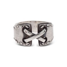 에르메스 중고 1990-2000's 크로스 디자인 링