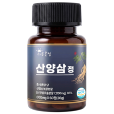 하루온정 산양삼 컷 고함량 사포닌 HACCP 인증, 1개, 60정