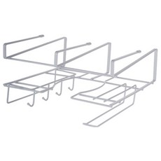 德利生活 櫥櫃下掛式收納架 廚房隔板掛籃, 詳見商品包裝, 1入