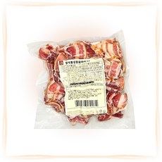 오뗄 장작 통삼겹 슬라이스 500g 냉동 훈제삼겹살, 1개
