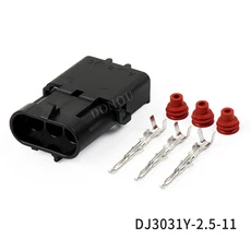 DJ3031Y-2.5-11/21 자동차 방수 커넥터 3홀 배선 플러그 12010717, 01 DJ3031Y-2.5-11