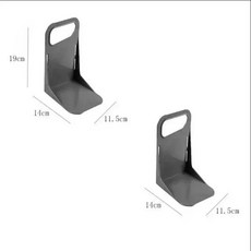 2팩 자동차 트렁크 고정 랙 흔들림 방지 수납 펜스 조절 가능 거리 정리함 홀더 자동차 화물 박스 고정기, 01 2pcs gray