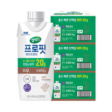 셀렉스 매일헬스뉴트리션 프로핏 WPI 프로틴 드링크 초콜릿, 330ml, 36세트