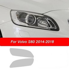 차량용 전조등 투명 스티커 헤드라이트 보호 필름, 1개, 2. S60 2014-2018