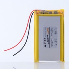 보조배터리 태블릿 PC용 114371 충전식 리튬 이온 폴리머 3.7V 5000mAh, 01 China Mainland