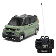 RC 미쓰비시 무선 조종 델리카 미니 카 LED 라이트 오프로드 호환 DELICA, 그린