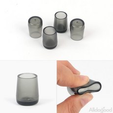 다좋은마켓 4P 원형 반투명 의자캡 소음방지 식탁발패드 발커버 식탁발커버 의자발커버 소음방지패드 의자양말 스툴커버 의자패드, 적정 23mm