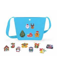 여성 크로스백 꾸미기 패치 가방세트, 테디베어(T)