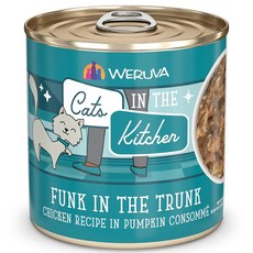 Weruva 凱特美廚 貓咪無穀主食罐 Funk in the Trunk 南瓜雞肉配方, 12個, 285g
