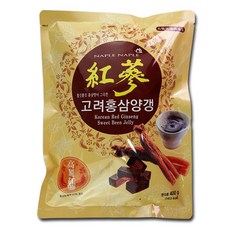 다산식품 쫄깃쫄깃 홍삼향이 그윽한 고려 홍삼 양갱, 400g, 1개