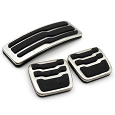 레인저 개조용 자동차 페달 가속 브레이크 휴식대 미끄럼 방지, 1. 3 pcs, 기본