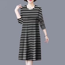 COSYEVNO 여성 원피스 가을 패션 어디에나 잘 어울리는 루즈핏 편안한 미디 캐주얼 스커트 LFHlyq-7