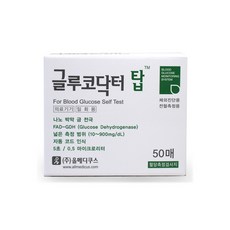 글루코닥터 탑 스트립 혈당측정지, 50개입, 1개