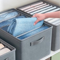 접이식 보관 수납함 9칸 필수 정리함 의류 수납 바구니, 1개