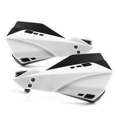 오프로드 오토바이 핸드 가드 방풍 핸들 실드 보호대 커버, 색상: 4. 하얀색, 1개