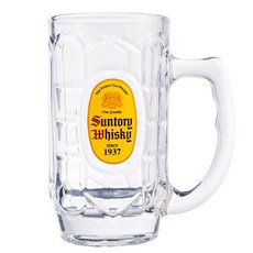 산토리 가쿠빈 하이볼 위스키 전용잔 글라스 375ml, 2개