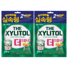 오리온 달지않아 깔끔한 더 자일리톨 껌, 2개, 219g