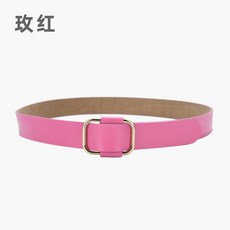 真皮女士腰帶 方扣簡約百搭皮帶