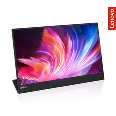 레노버 ThinkVision M15 15.6인치 휴대용 보조 모니터 USB-C, 39.6cm
