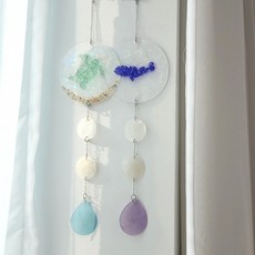 [하랑스쿨] 바다유리 업사이클링 썬캐처 모빌 만들기 DIY 세트